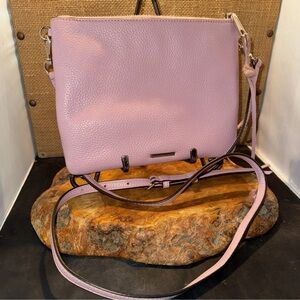 Rebecca Minkoff Jon Pink studded leather ladies cross body handbag